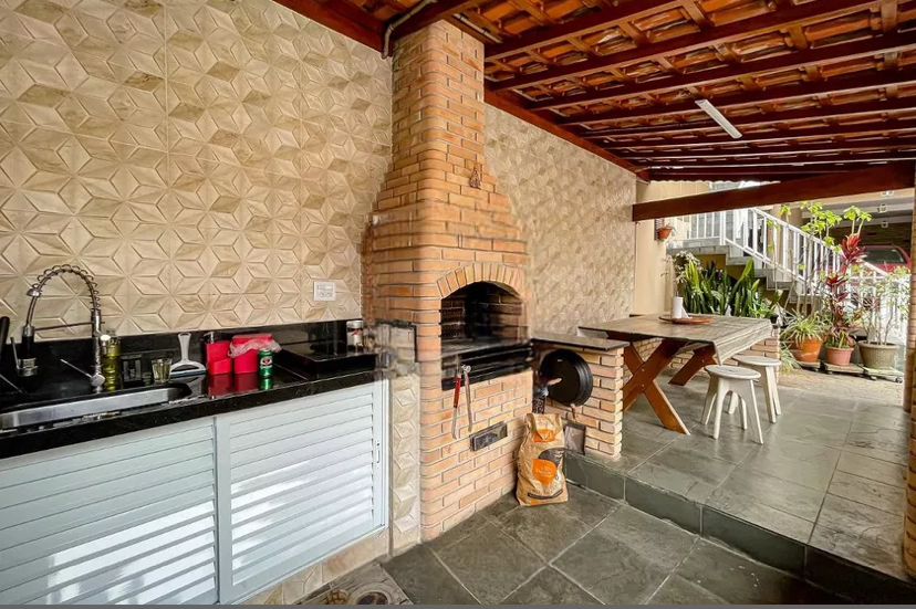 area comunitaria de lazer com churrasqueira embutida