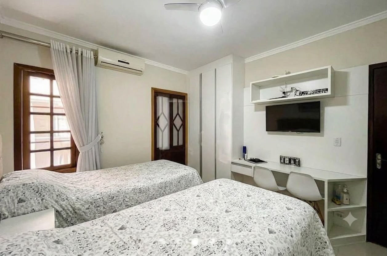 Quarto com ar-condicionado e TV na Conect Life